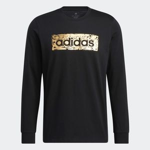 NWT Men’s Adidas Liquid Foil Linear Graphic Long Sleeve Tee